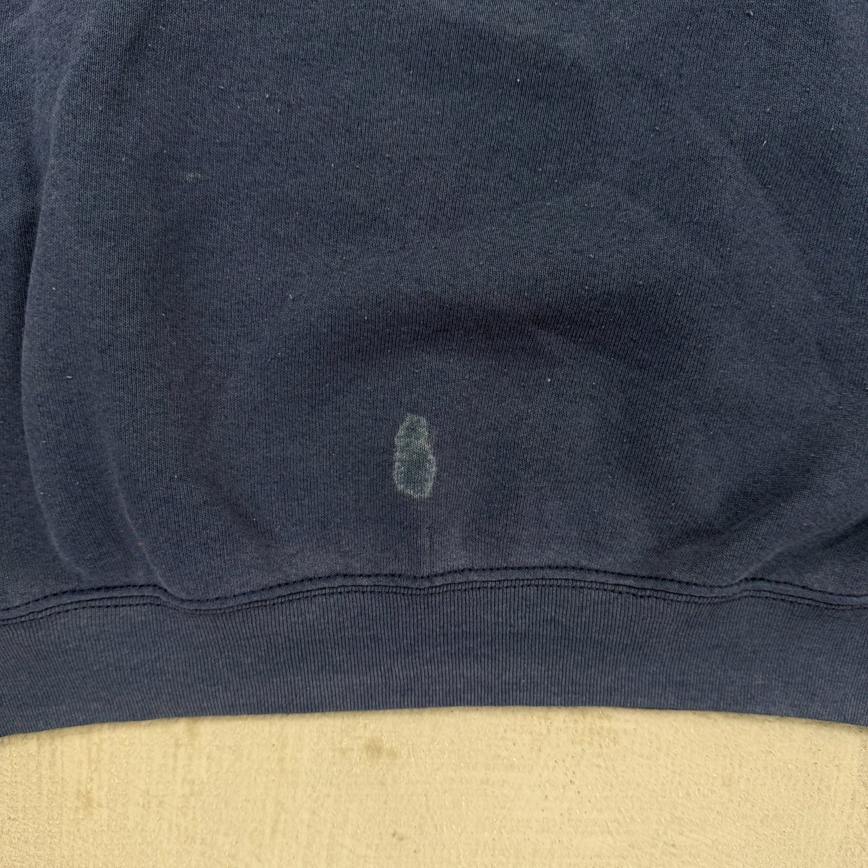 F- Vintage Disney Mickey Embroidered Text & Character Made In USA Crewneck