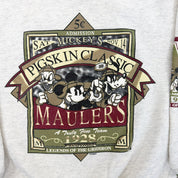 F- Vintage  Disney Pigskin Classic Maulers Characters Graphic Crewneck