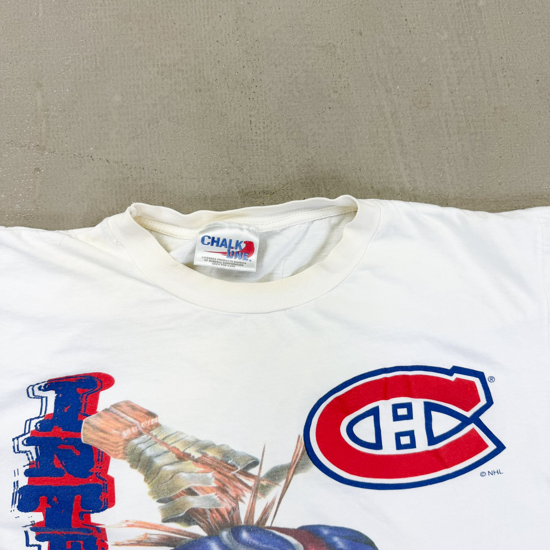 F- Vintage Montreal Canadiens NHL Chalk Line Graphic Tee
