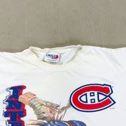 F- Vintage Montreal Canadiens NHL Chalk Line Graphic Tee
