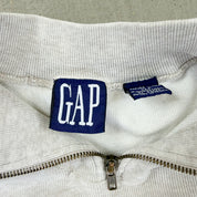 F- Vintage Gap Quarter Zip Knit Sweater