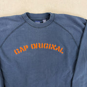 F- Gap Original Orange Text Crewneck