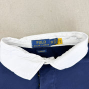 F- Polo Ralph Lauren Fleece Lined Long Sleeve Rugby Shirt