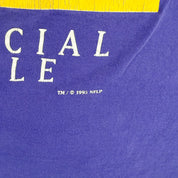 F- Vintage '95 Minnesota Vikings NFL Official Schedule Graphic Made In USA Tee