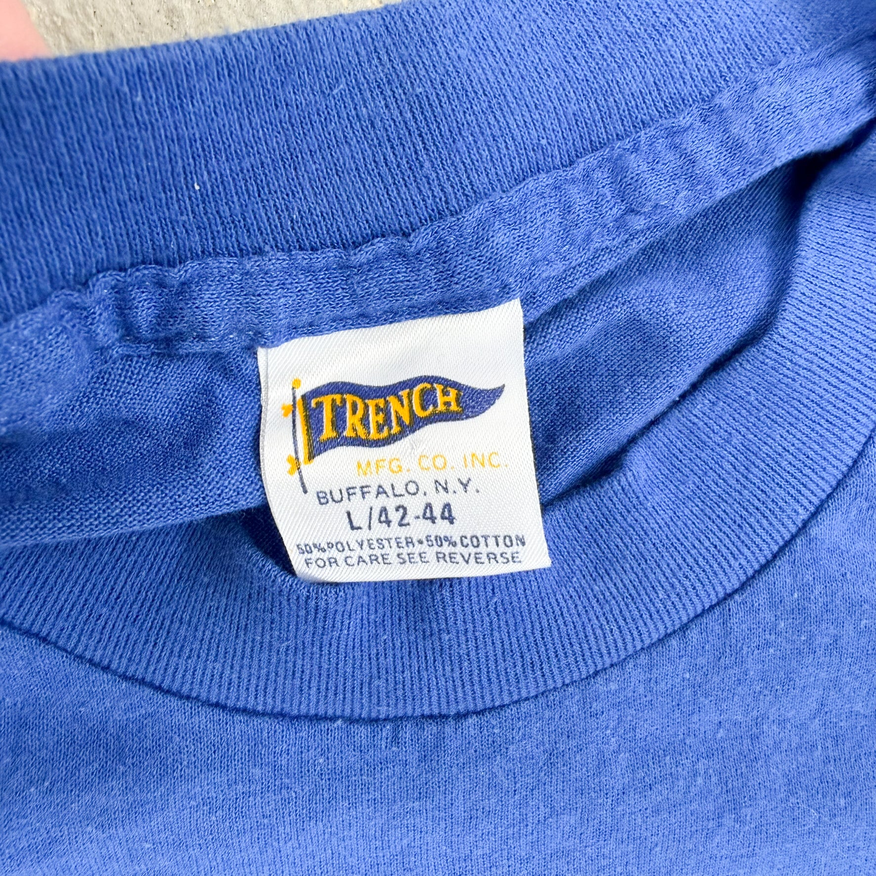 F- Vintage '88 Denver Broncos AFC Champions NFL Graphic Single Stitch Made In USA Tee