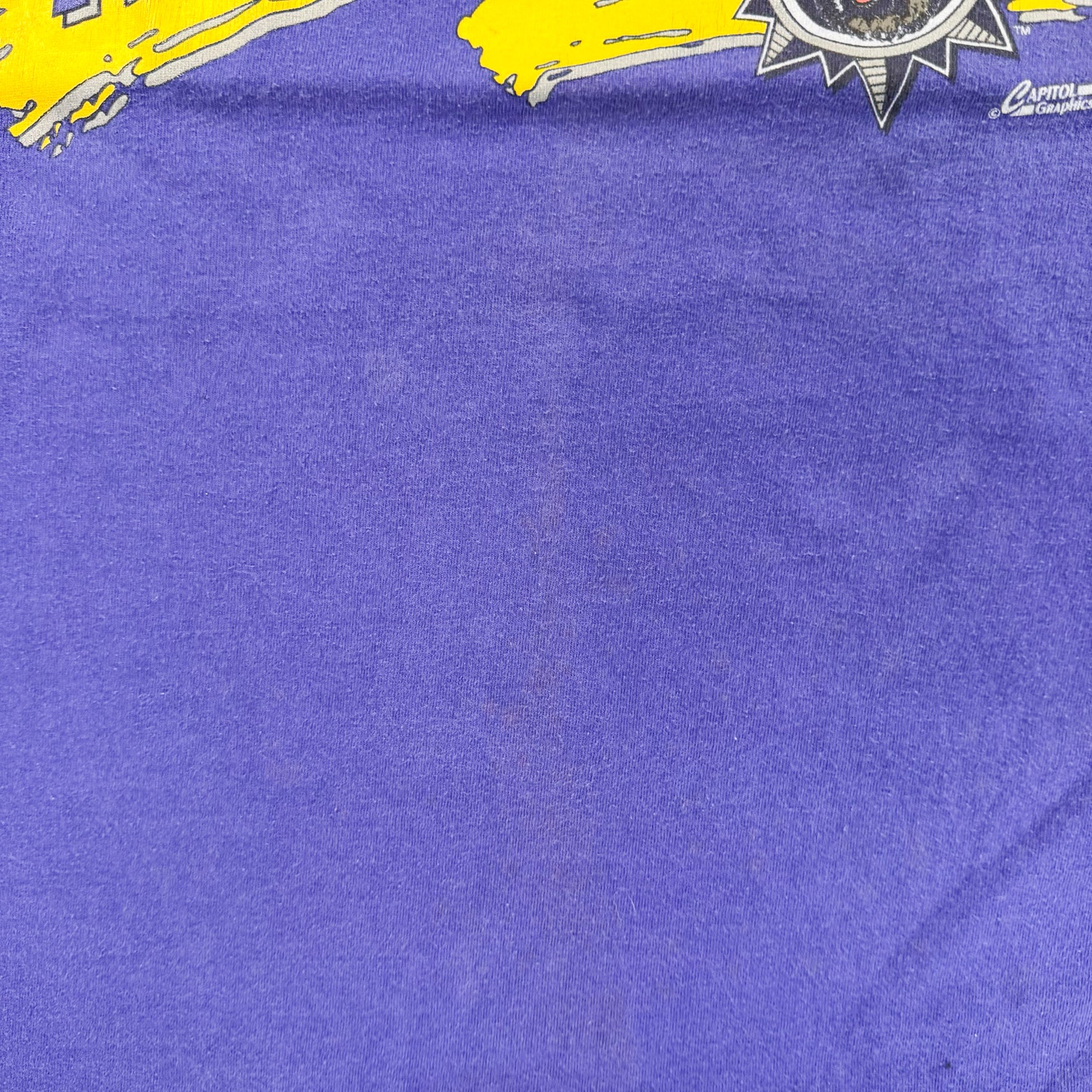 F- Vintage Washington Huskies Graphic Capitol Hill Made In USA Single Stitch Tee