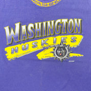 F- Vintage Washington Huskies Graphic Capitol Hill Made In USA Single Stitch Tee