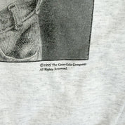 F- Vintage '95 Coca Cola Polar Bear Picture Made In USA Hoodie