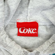 F- Vintage '95 Coca Cola Polar Bear Picture Made In USA Hoodie