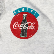 F- Vintage '95 Coca Cola Polar Bear Picture Made In USA Hoodie