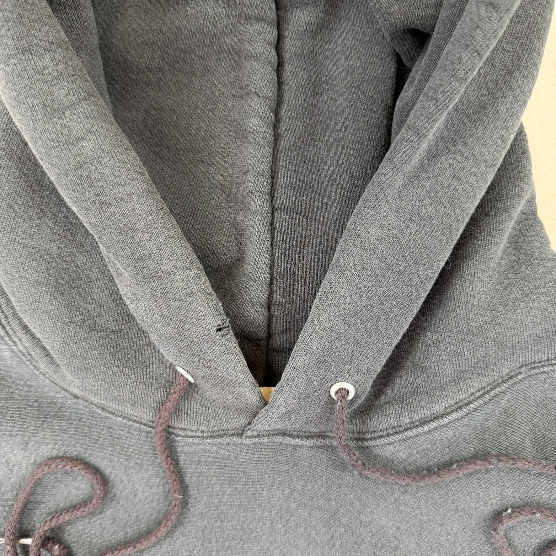 F- Vintage Harley Davidson Embroidered Logo Hoodie