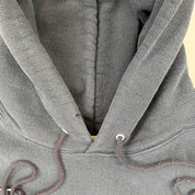 F- Vintage Harley Davidson Embroidered Logo Hoodie