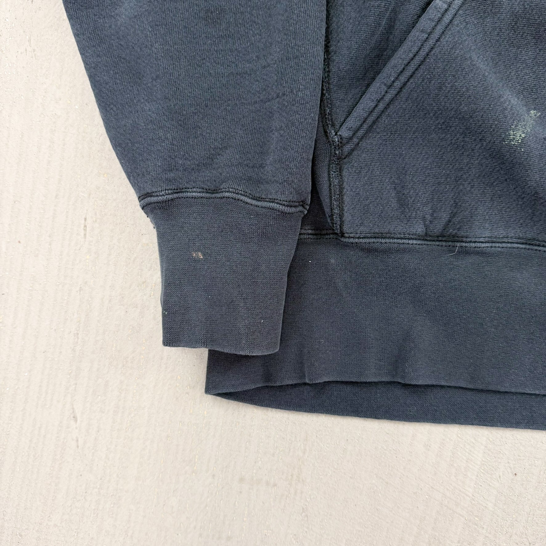 F- Vintage Harley Davidson Embroidered Logo Hoodie