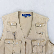 F- Vintage Polo Ralph Lauren Cargo Vest