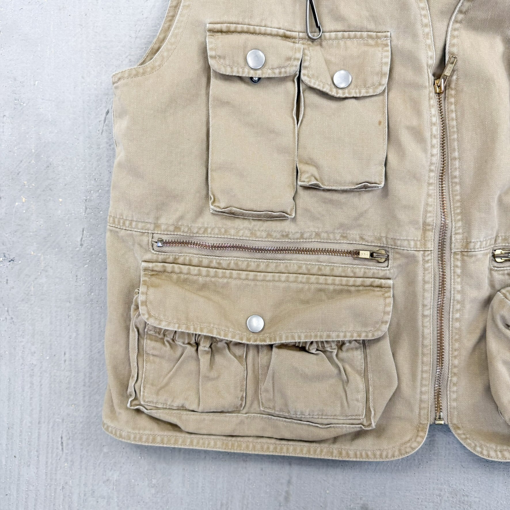 F- Vintage Polo Ralph Lauren Cargo Vest