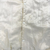 F- Vintage Adidas Button Snap Bomber Jacket