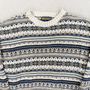 F- Vintage Woolrich Pattern Knit Sweater