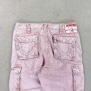 F- Supreme X True Religion Pink Cargo Pants