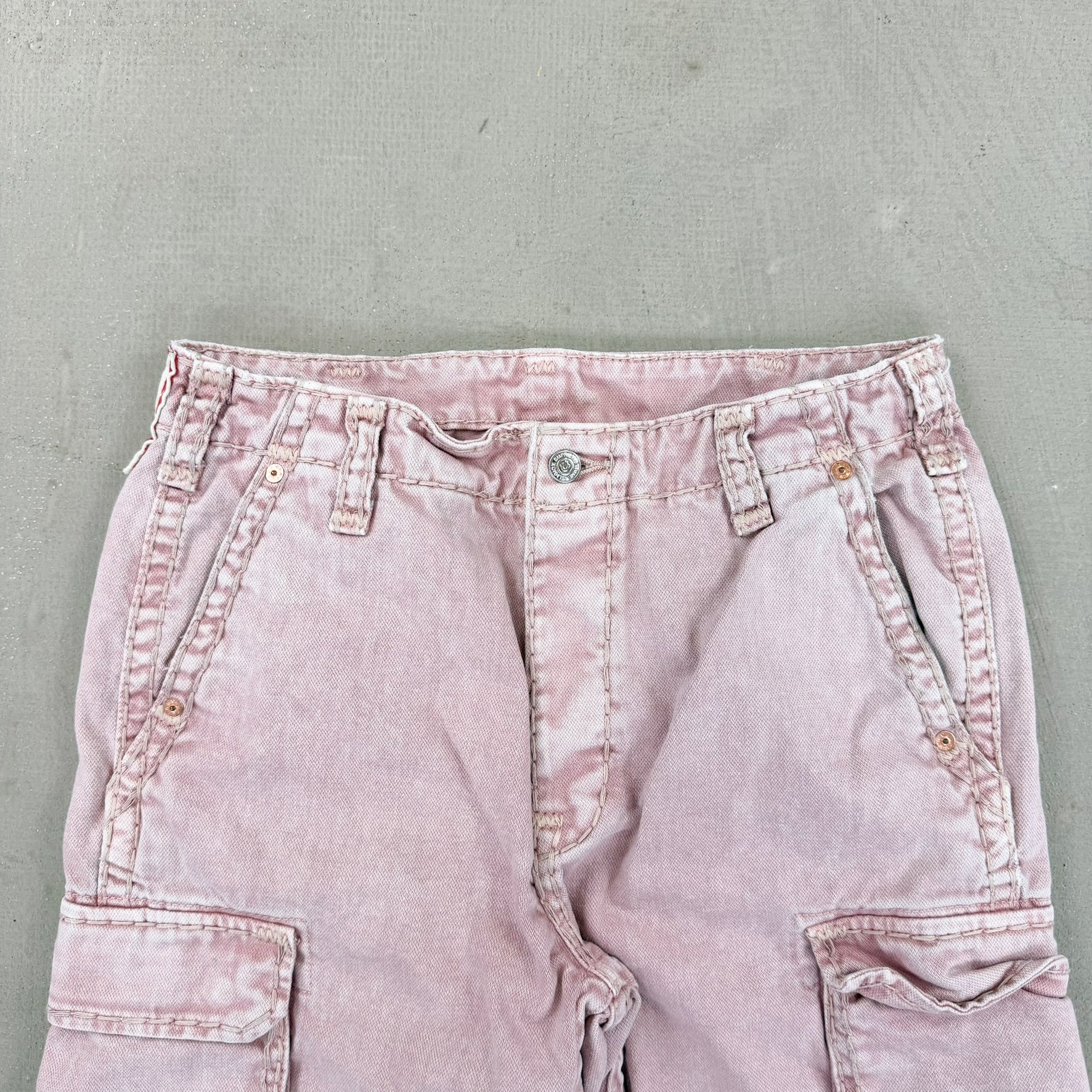 F- Supreme X True Religion Pink Cargo Pants