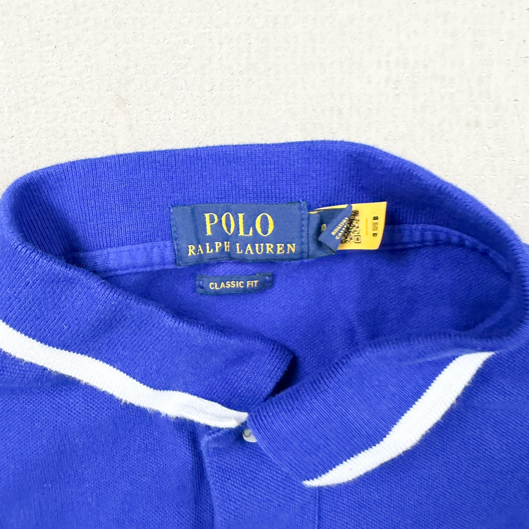 F- Vintage Polo Ralph Lauren Embroidered Bear Polo Shirt