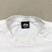 F- Vintage Stussy 8 Ball Spider Graphic Made In USA Tee