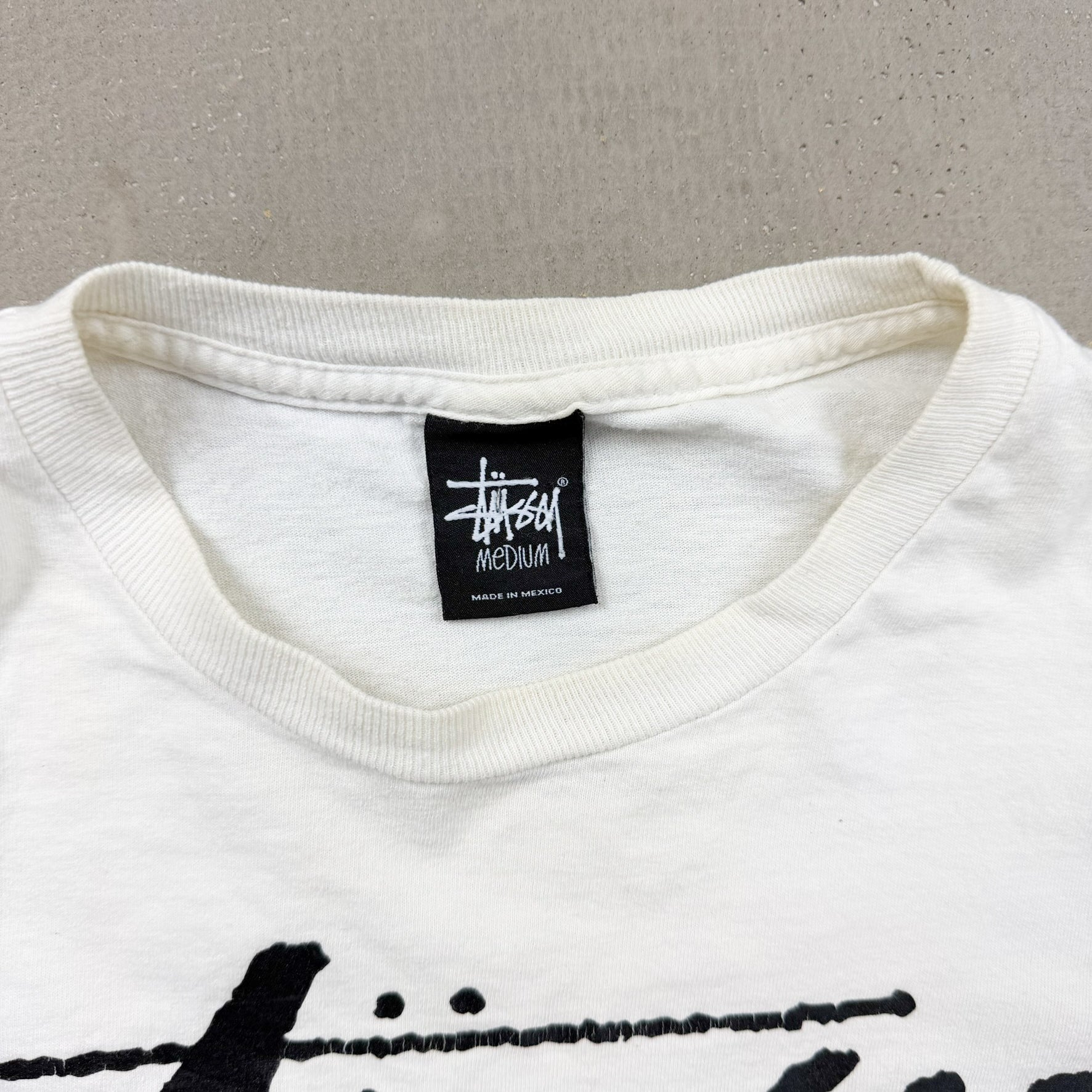 F- Vintage Stussy Logo & City Text Graphic Tee