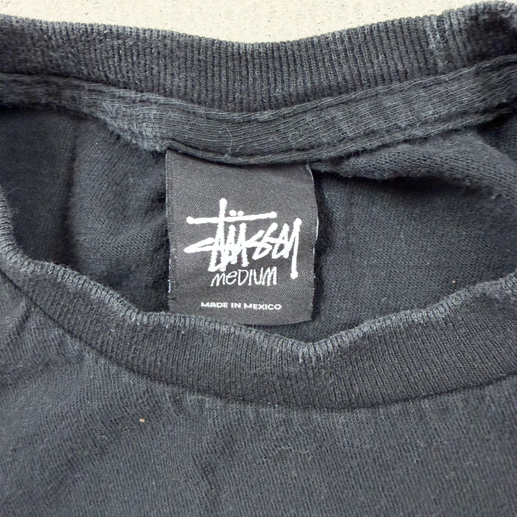F- Vintage Stussy Logo Text Graphic Tee