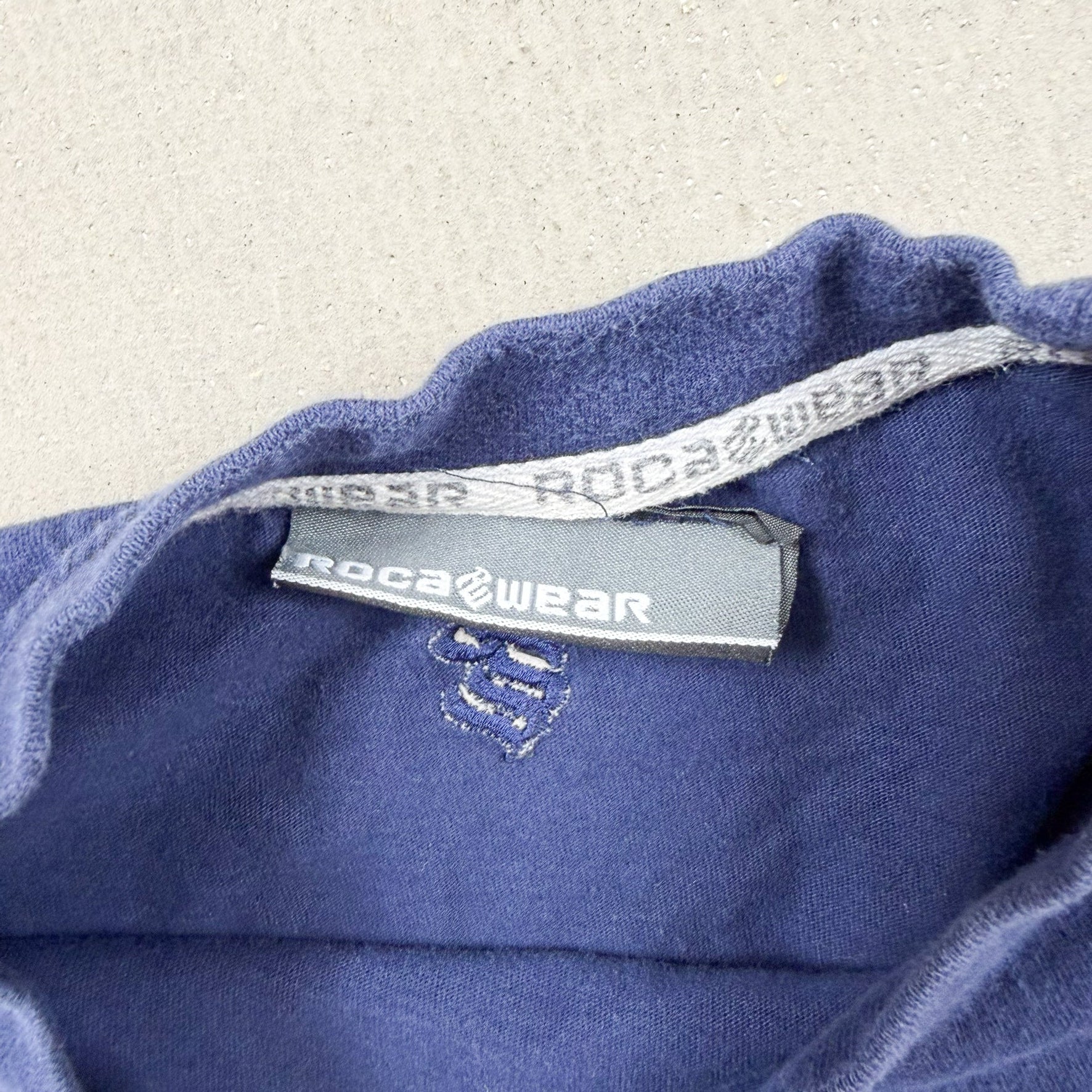 F- Vintage Rocawear Denim Co. Text Graphic Tee