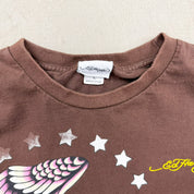 F- Vintage Ed Hardy Not Dead Eagle & Text Graphic Tee