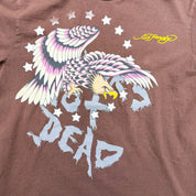 F- Vintage Ed Hardy Not Dead Eagle & Text Graphic Tee