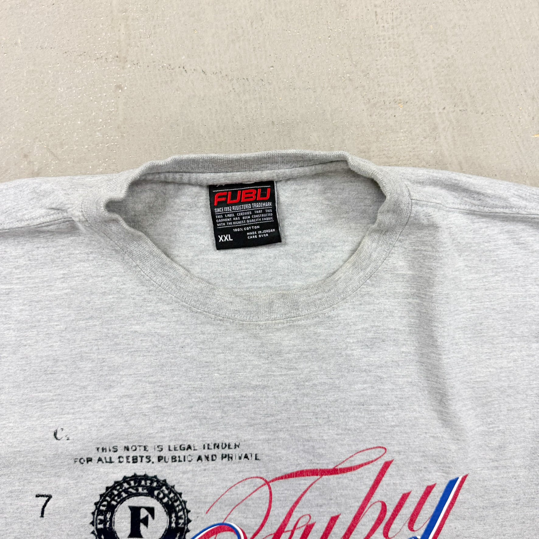 F- Vintage Fubu Text Graphic Tee