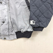 F- Vintage Oakland Raiders NFL Starter Zip Up Winter Jacket