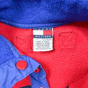 F- Vintage Tommy Hilfiger Button Snap Pullover Polar Fleece