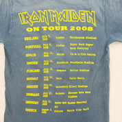 F- 08' Iron Maiden Somewhere Back In Time Tour Tee