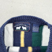 F- Vintage Woods & Gray Stripped Knit Sweater