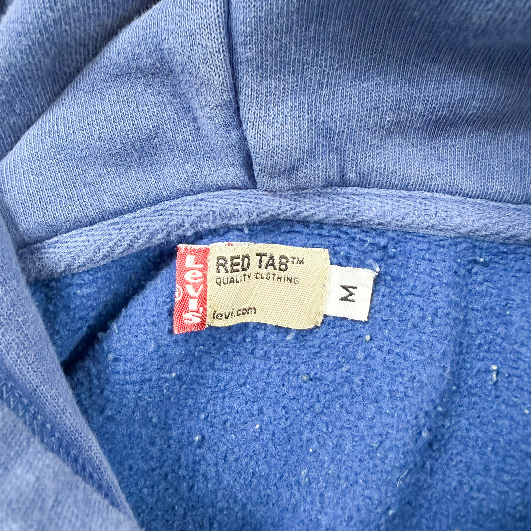 F- Vintage Levi's Embroidered Text Outline Hoodie