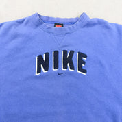 F- Vintage Nike Team Embroidered Text & Swoosh Crewneck