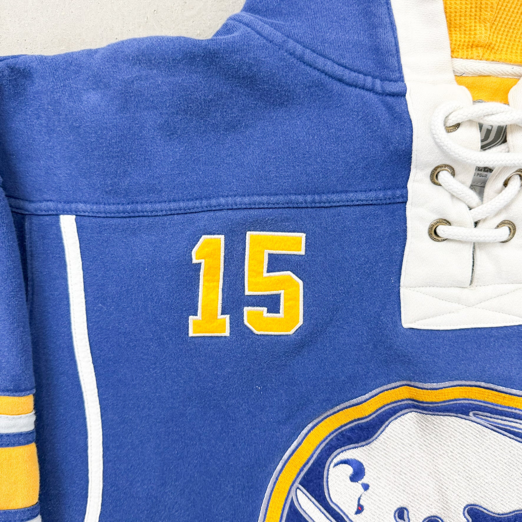 F- Buffalo Sabers Jack Eichel NHL Old Time Hockey Jersey Style Hoodie