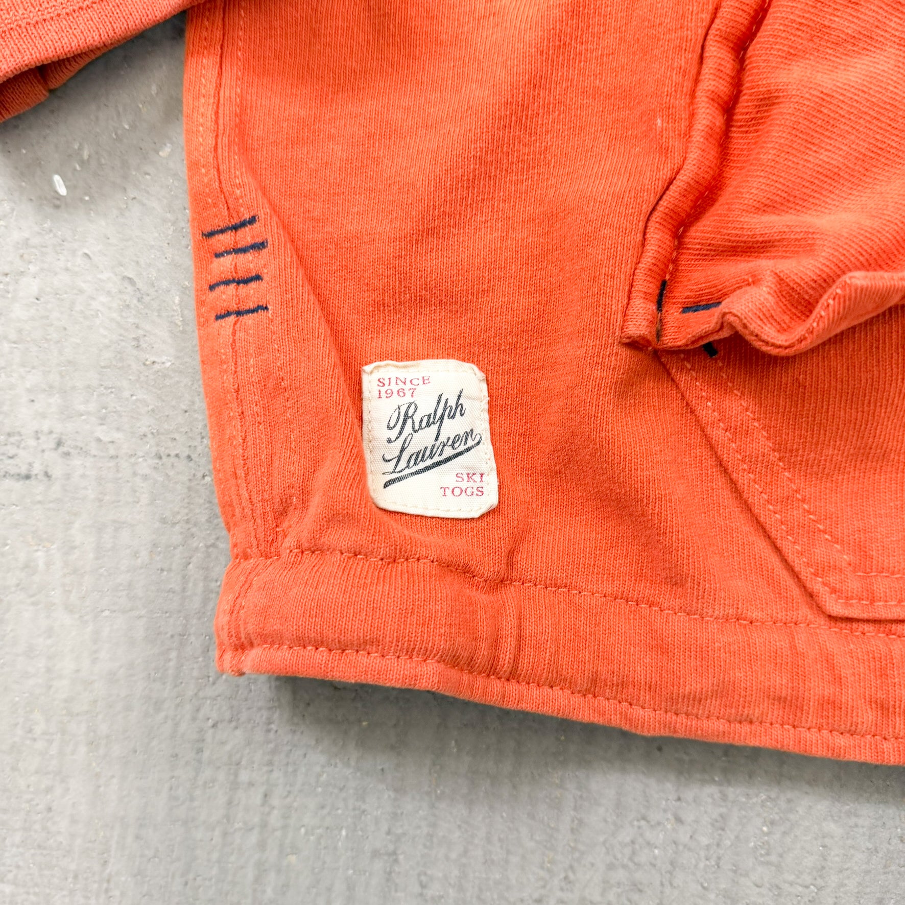 F- Vintage Polo Ralph Lauren Ski Patrol Hooded Rugby Shirt