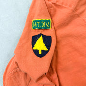 F- Vintage Polo Ralph Lauren Ski Patrol Hooded Rugby Shirt