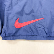 F- Vintage '90s Nike Embroidered Swoosh Zip Up Windbreaker