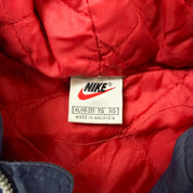 F- Vintage '90s Nike Embroidered Swoosh Zip Up Windbreaker