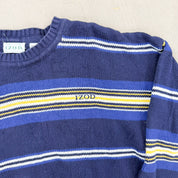 F- Vintage Izod Stripped Knit Sweater