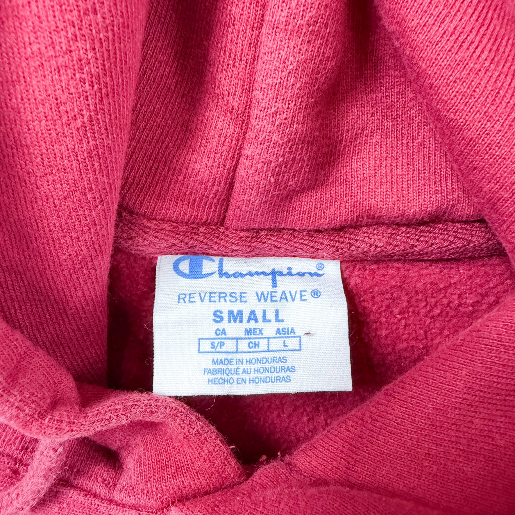 F- Vintage Champion Reverse Weave Embroidered Text Hoodie