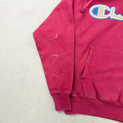 F- Vintage Champion Reverse Weave Embroidered Text Hoodie