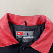 F- Vintage Hockey Canada Nike Snap Button Varsity Jacket