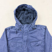 F- Vintage Gap & Pendleton Plaid Lined Zip Up Cargo Jacket