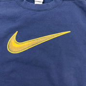 F- Vintage 90s Nike Centre Chest Swoosh Made In USA Crewneck