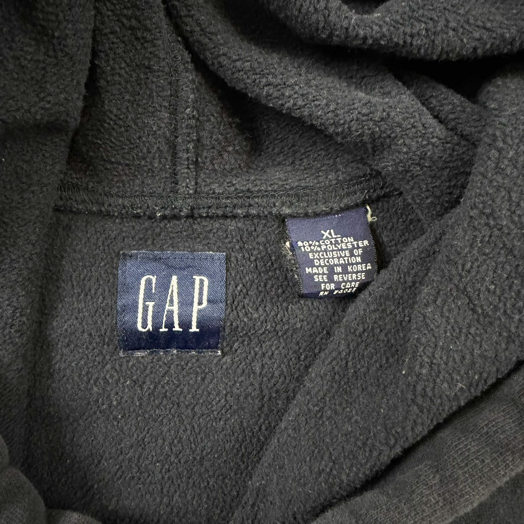 F- Gap Embroidered Text Hoodie