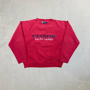 F- Vintage Chaps Ralph Lauren Embroidered Text Crewneck